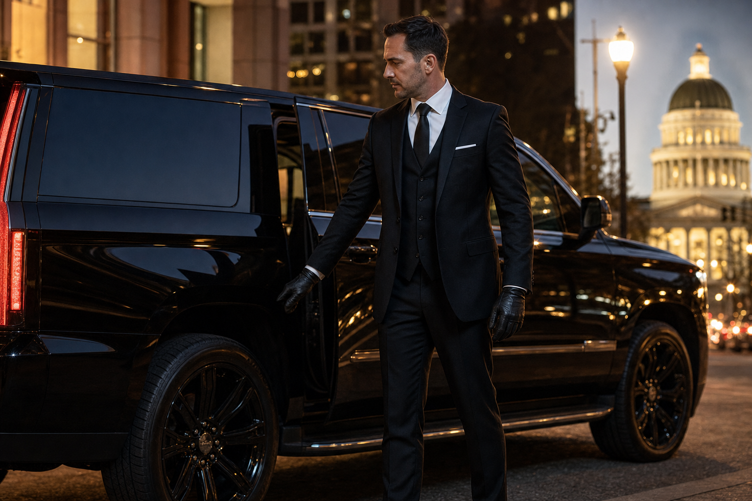 Discreet ground transportation for Sacramento's executives.